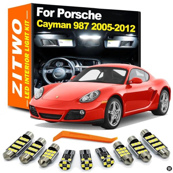 ZITWO 14 個 LED 電球インテリアマップドーム読書トランクライトキットポルシェケイマン 9...
