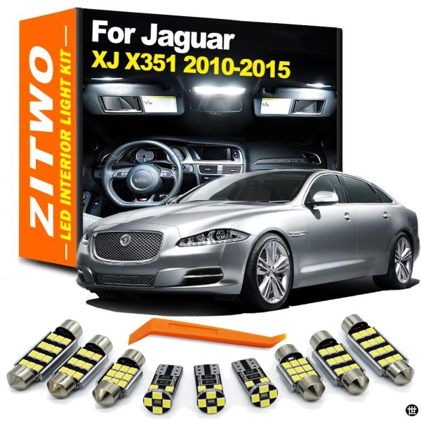 ZITWO 18 個車室内ランプジャガー XJ X351 XJL XJR 2010-15 LED イ...