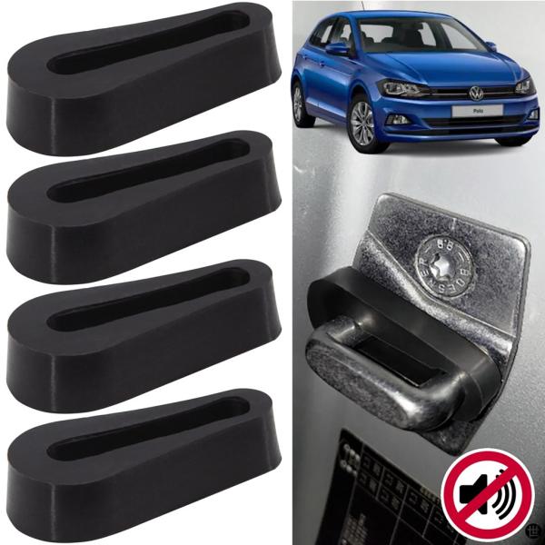 4 個ドアロックバッファダンピングショックアブソーバー VW ポロ 86C 6N 6N2 6KV 6...