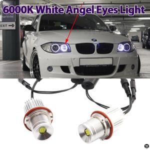 120 ワット CANBUS LED エンジェルアイズマーカーライト電球ホワイト BMW E39 E81 E82 E87 E88 X5 E53 E60 E61 E63 E64 X3 E83用