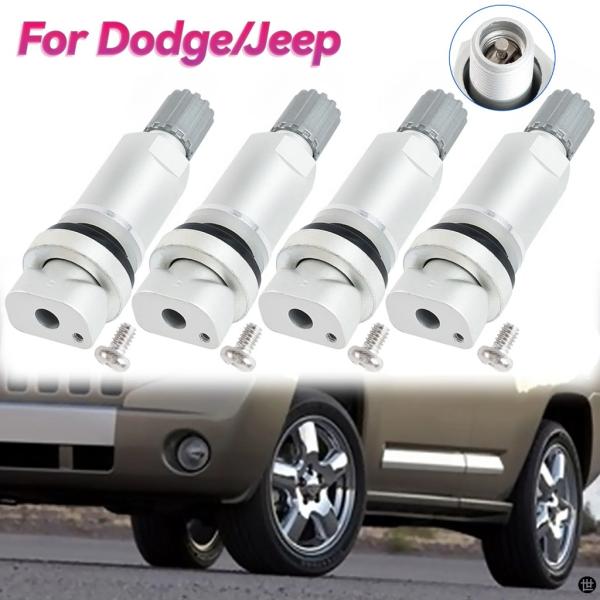 4X タイヤエア圧システムセンサーバルブキットジープランドローバー三菱 RAIDE メルセデスベンツ...