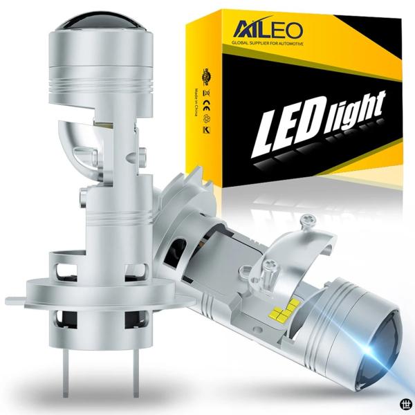 AILEO 2 個 H7 LED ヘッドライト 6000K H11 H8 H9 HB3 9005 H...