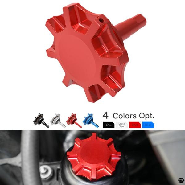 BEVINSEE アルミパワーステアリングリザーバーキャップ BMW E46 E60 E36 E90...