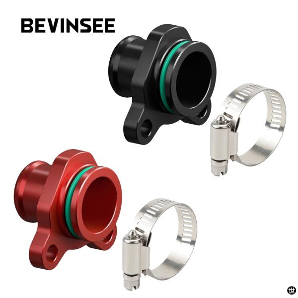 BEVINSEE 水ホース継手アルミクーラントポートプラグ BMW N54 N52 N53 N20 ...