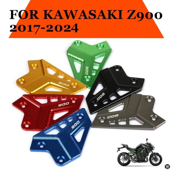 カワサキ Z900 2018-24 バイクアクセサリーフットペグフットレストリアセットヒールプレート...