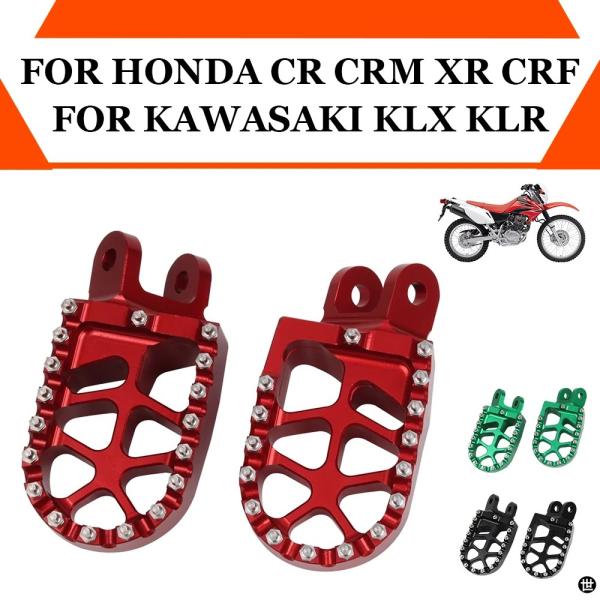 フットペグフットペグペダルフットレストホンダ CR 80 85 R CRM 250 XR 400 R...