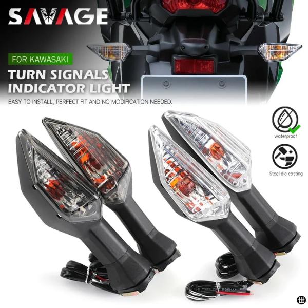リアウィンカーライトインジケーターカワサキニンジャ 250 300 400 650 1000 ZX-...