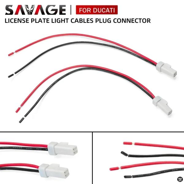 ナンバープレートライトケーブルプラグコネクタドゥカティモンスタースーパースポーツパニガーレストリート...