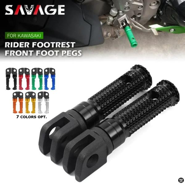 フロントフットレストフットペグペダルカワサキ Z900 Z750 Z650 Z300 Z250 Z1...