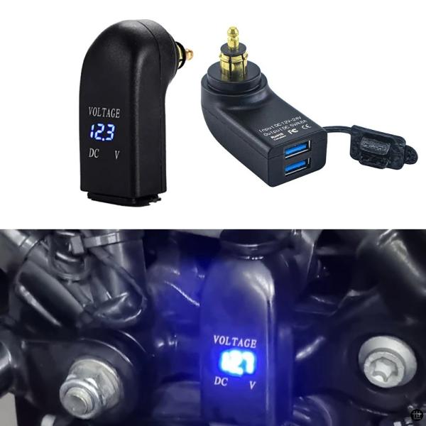 R1200RT バイクデュアル USB チャージャー電源アダプタソケット BMW GS1200 R1...