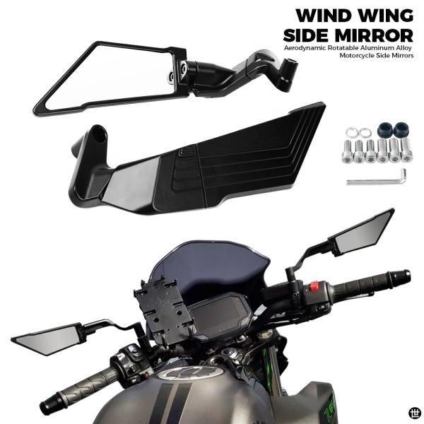 バイクサイドビューミラーカワサキ Z1000 Z900 Z800 Z750 Z650 Z400 Z3...