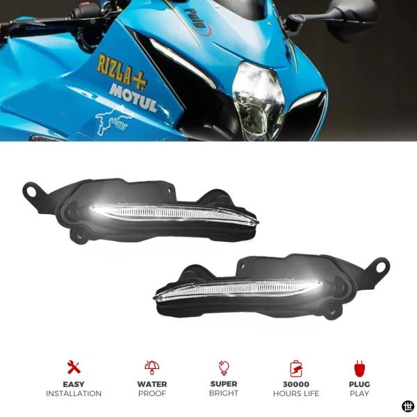 E マーク LED 装飾位置サイドライトスズキ GSXR1000 GSX-R 1000R K17 L...