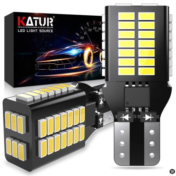 2X CANBUS T15 W16W LED 電球リバースライト 3014SMD 車 LED バック...