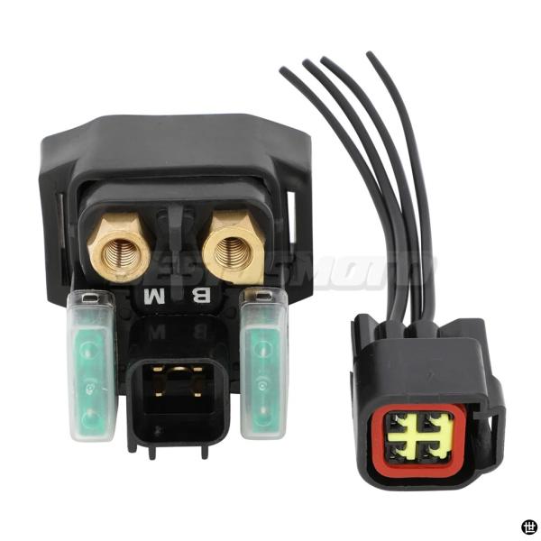 バイク電気スターターソレノイドリレースイッチプラグスズキ VL800 DL1000 TL1000R ...
