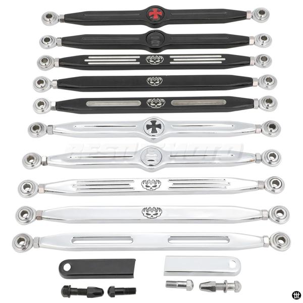 バイクパーツスカルギアシフトリンケージハーレーロードキング 1994-2023 ソフテイル 1986...