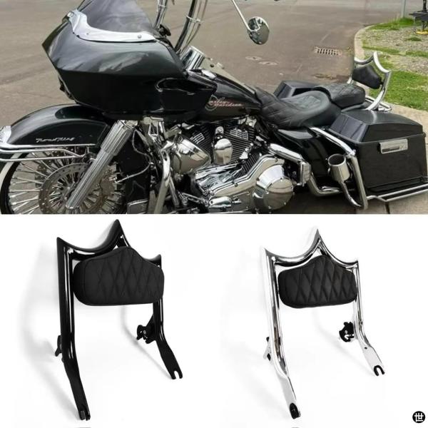 バイクシーシーバー助手席ハーレーツーリング CVO FLHR ロードストリートエレクトラグライド 2...