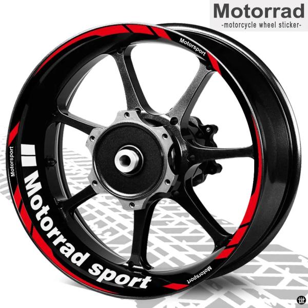 反射バイクホイールステッカーリムデカール XR R1250RS G310R F800R K1600G...