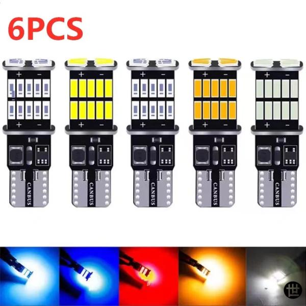 2/6個 T10 W5W CANバス 車用LED電球 BMW MINI COOPER R56 R53...