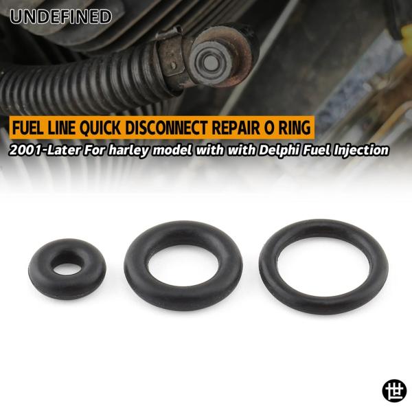 ハーレー ツーリング スポーツスター ダイナ ソフティアル用 燃料ライン クイックディスコネクトリペ...