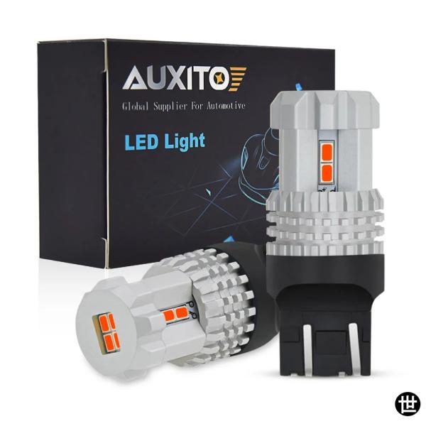 AUXITO 2個 T20 7443 7440 W21/5W W21W LED電球 車用バックアップ...