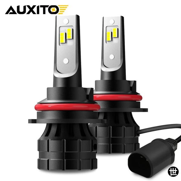 AUXITO Z1 ターボ LED 9007 HB5 車用ヘッドライト電球 H13 9008 ハイ/...