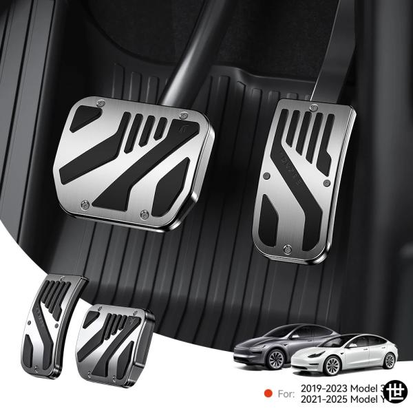 YZ テスラ モデル3 Y ハイランド ジュニパー 2017-25 合金 フットペダル アクセル ガ...