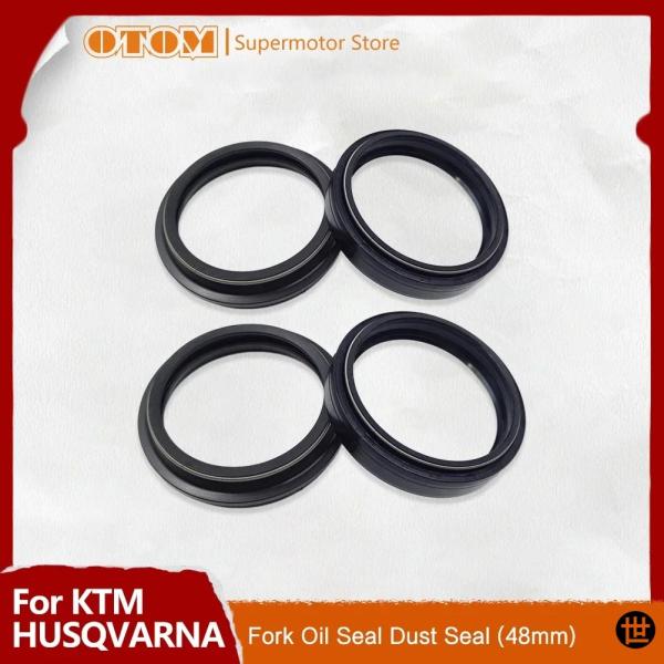 OTOM バイク 48MM フロントフォークダンパー オイルシール ダストシールリング KTM EX...