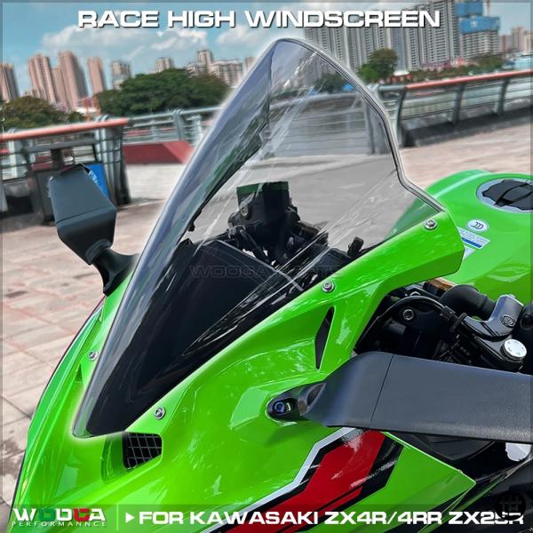 # ZX-4R ZX-25R レースハイウィンドスクリーン カワサキ ZX4R ZX4RR ZX25...