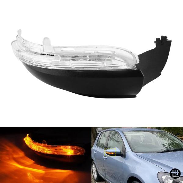 VW TOURAN 11-15 右側ドアミラー LED インジケーターシグナルライト