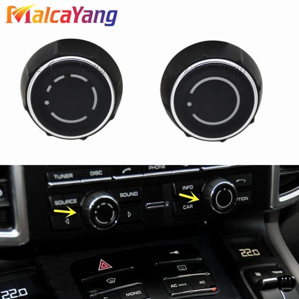 カーオーディオノブカバー CD ポルシェ カイエン ターボ S 4 ケイマン パナメーラ 911