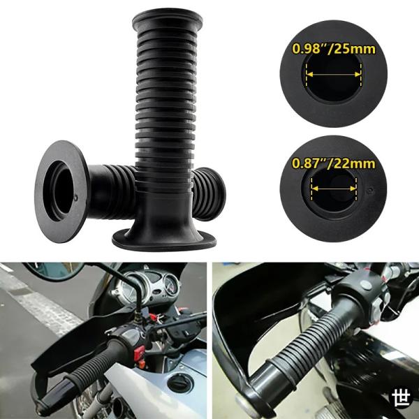 バイクハンドグリップ 22/25MM ハンドルバーグリップ BMW F650GS R1200RS K...