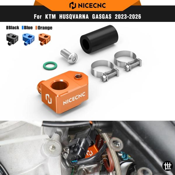 KTM EXC 300 250 XCW 2024-2026 TBI クランクケース圧力センサーブラケ...