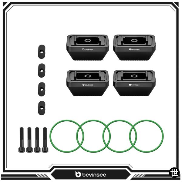 BEVINSEE アップグレード ジャッキリフトパッドアダプター BMW E90 E92 E93 E...