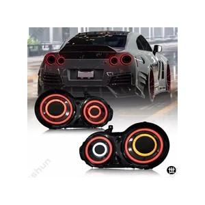 日産 GTR GT-R R35 2009 2010- 2024用 LEDテールライト ペア テールラ...