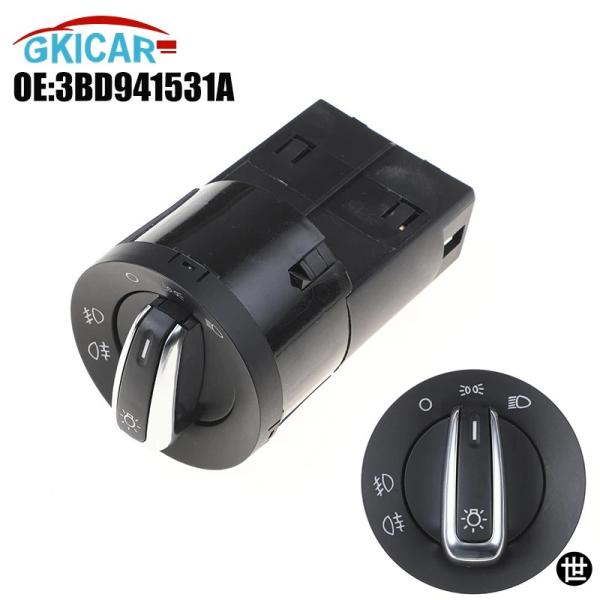 3BD941531A ヘッドライト フォグランプ スイッチボタン VW フォルクスワーゲン ポロ 6...