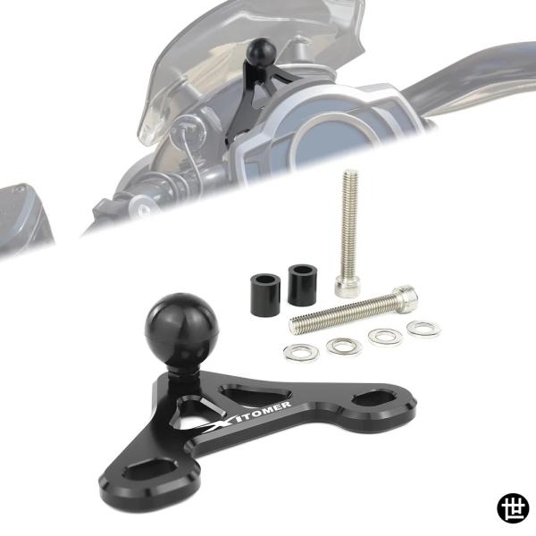 トライアンフ ROCKET 3 R GT 2020-24 バイク電話GPSマウントナビゲーションプレ...