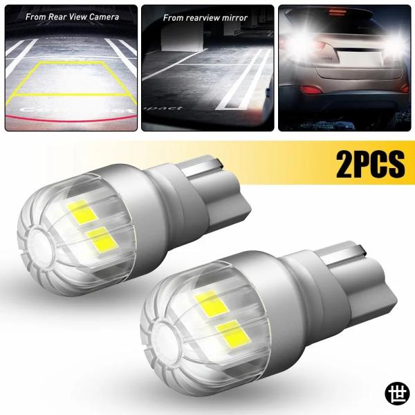 AUXITO 2個 W16W T15 921 LED電球 CANバス LED車用バックアップリバース...