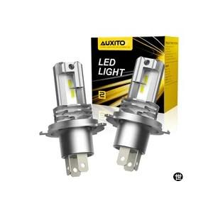 AUXITO 2個 9003 H4 LED バイク用 車用 ヘッドライト バルブ 6500K HB2...