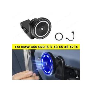 AUCHI リア用携帯電話充電スタンド マグネットパッド 携帯電話ホルダー BMW G60 G70 ...