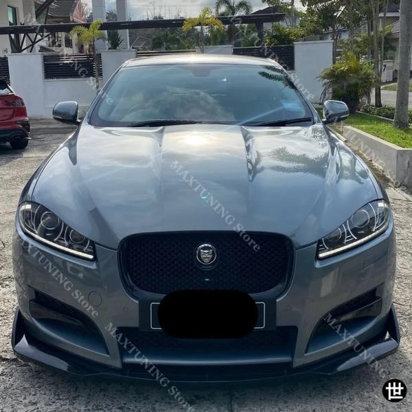 フロントバンパーリップスポイラー スプリッターディフューザー レトロフィット ジャガー XE S 2...