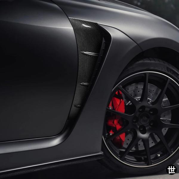 レクサス RC F RCF スポーツ 2015-2018 用 リアルドライカーボン フロントフェンダ...