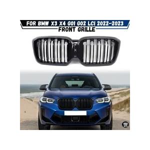 BMW X3 X4 G01 G02 LCI 2022 2023用 フロントキドニーグリル デュアル/...