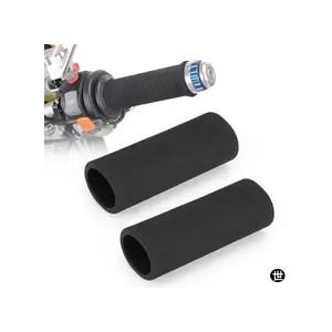 バイク用防振ハンドルカバーバーフォームコンフォートスリップオーバーグリップ汎用熱収縮グリップハンドル...