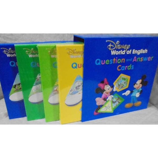 h7754　Q＆Aカード（クエスチョンアンドアンサーカード）DWEディズニー英語システム　ワールドフ...