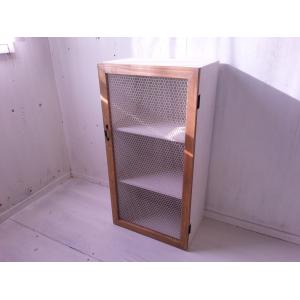 【限定価格】ハンドメイド 木製 扉付き キャビネットシェルフ ナチュラルツートン 収納家具 キャビネット 観音開き 木製 扉付 収納棚 ハンドメイド