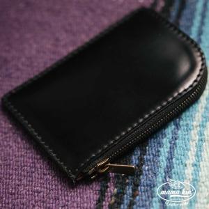 ブラック 日本製 新喜皮革 コードバン 栃木レザー 小銭入 511 : アイ