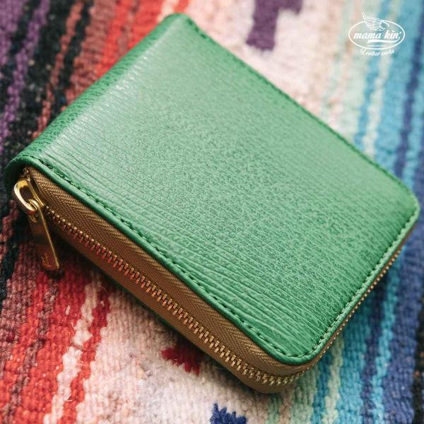 シャークスキン サメ革 メンズ レディース 財布 ラウンドファスナー ジッパー 二つ折り 牛革 本革...