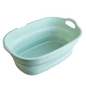 洗い桶 バケツ 折りたたみ シリコン たらい 30L おしゃれ キャンプ 洗濯 排水口@83566