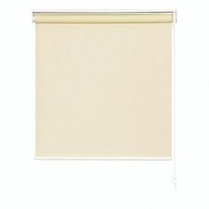 ロール スクリーン ロールカーテン 90x180cm ベージュ 全遮光 1級遮光 防音 防寒 UVカット チェーン式