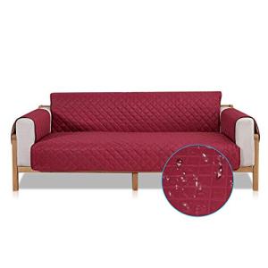 PETCUTE ソファーカバー 肘付き 3人掛け 犬猫対策 ソファーシーツ 防水 滑り止め 新型 撥水加工 マルチカバー 傷